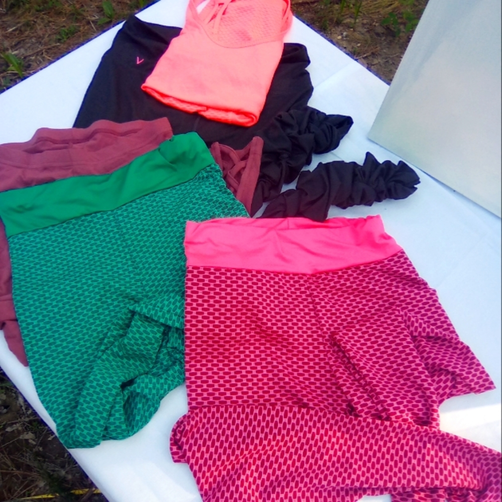 Bundle of workout clothes